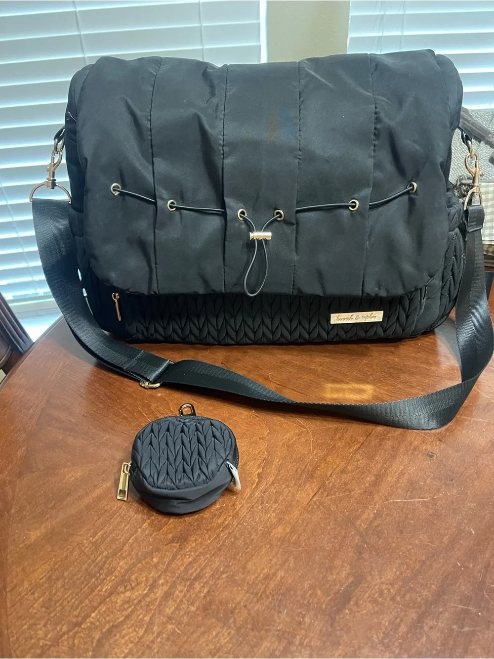 Hannah & Sophia Belle Convertible  Baby Diaper Backpack & Bag + pacifier bag